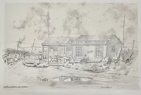 Millie's U.S.C.G. Auxiliary - pencil drawing