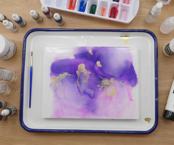 Go with the Flow: Alcohol Ink Art, Ages 10-14