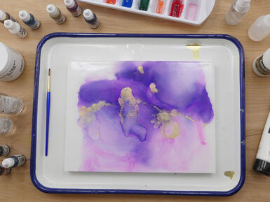 Go with the Flow: Alcohol Ink Art, Ages 10-14