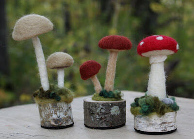 Holiday Felting: Felt a Festive Fungi! 15+