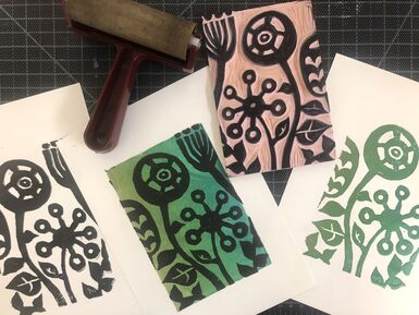 Printmaking: OPEN STUDIO Fridays!